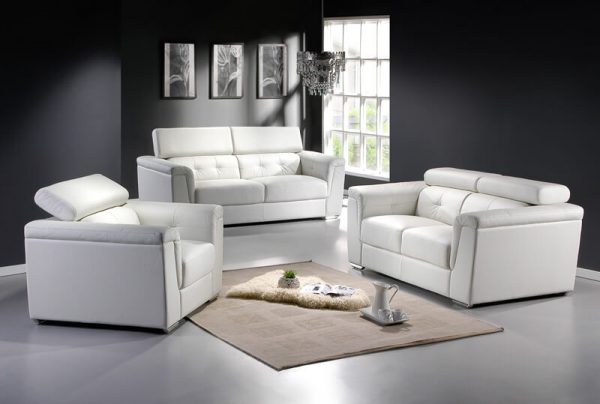 Oliver Pu Leather Sofa Univonna