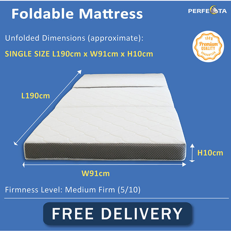 Single High density foam folding mattress | Univonna