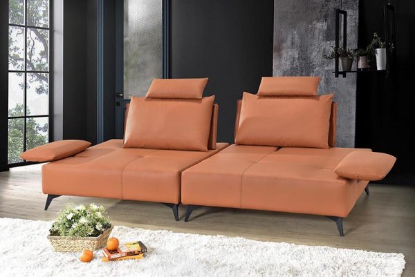 basil loft leather sofa